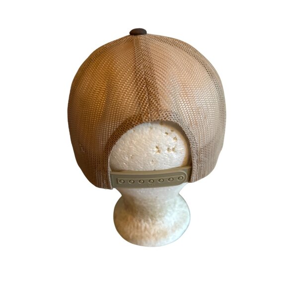 Every Man Jack Trucker Hat Brown With Embroidered Logo ZSnapback - Picture 3 of 6